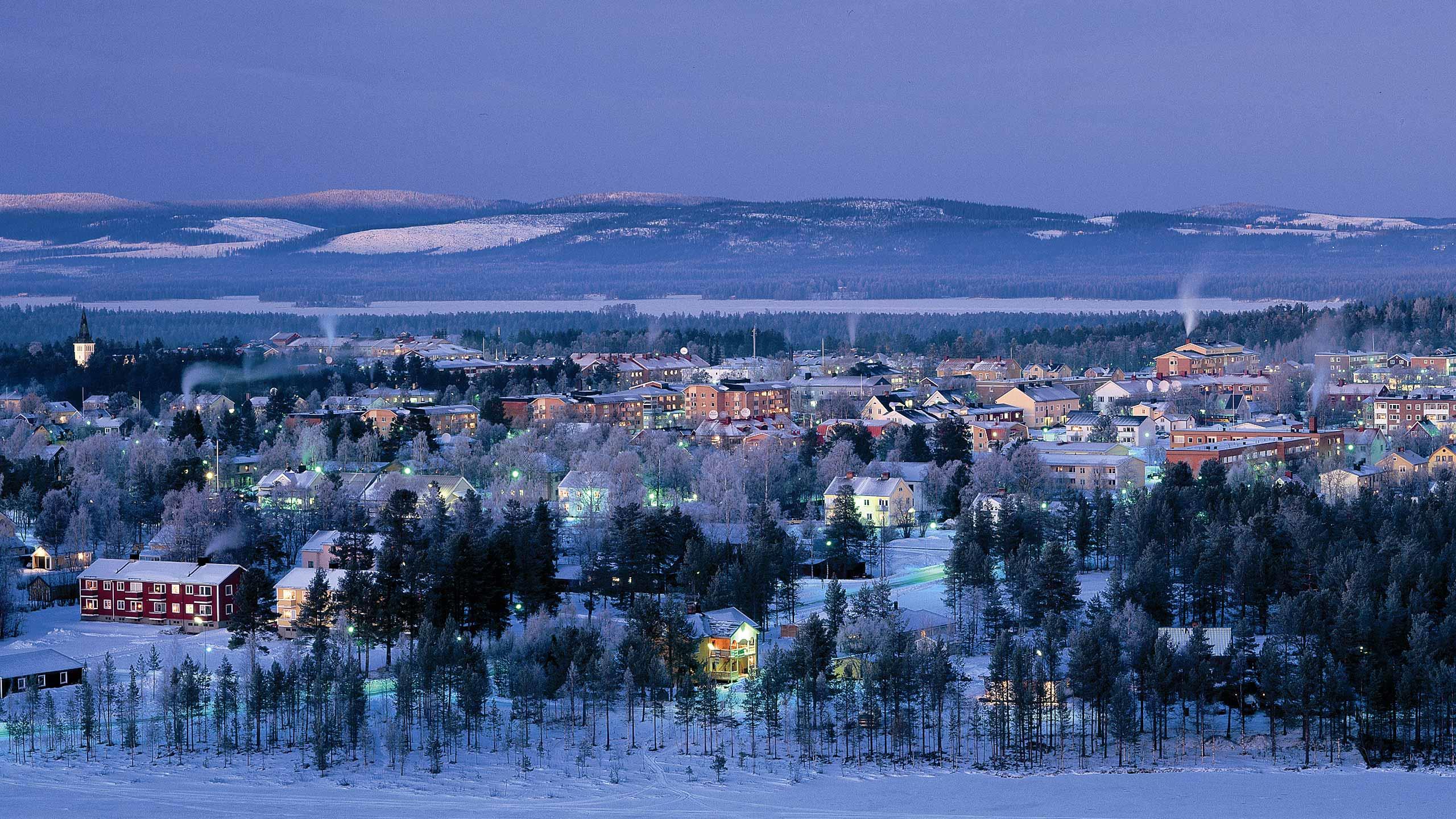 Arvidsjaur in Schwedisch Lappland, Nordschweden