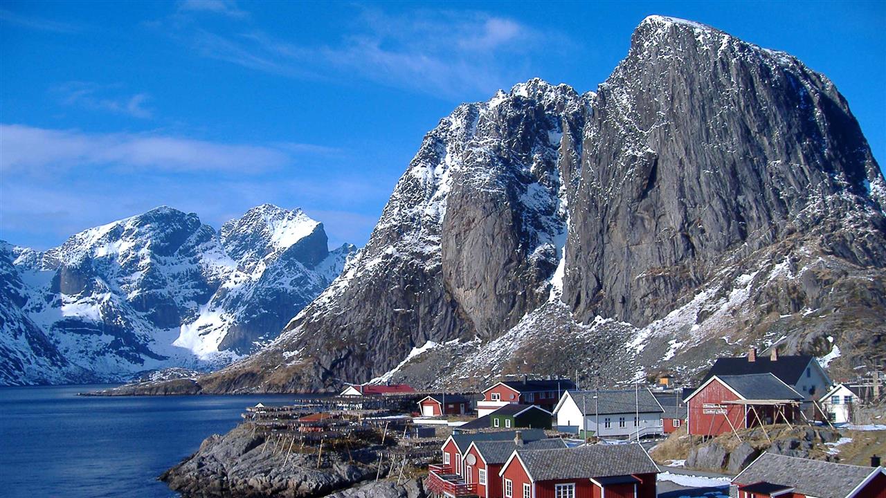 Fischerbucht auf den Lofoten