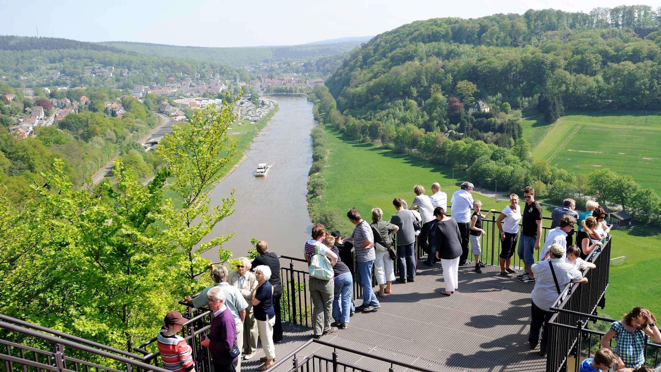 Skywalk über der Weser