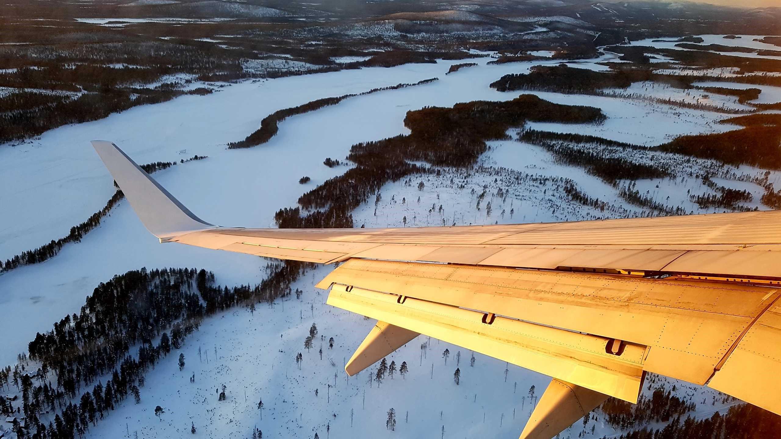 Flugzeug Lappland