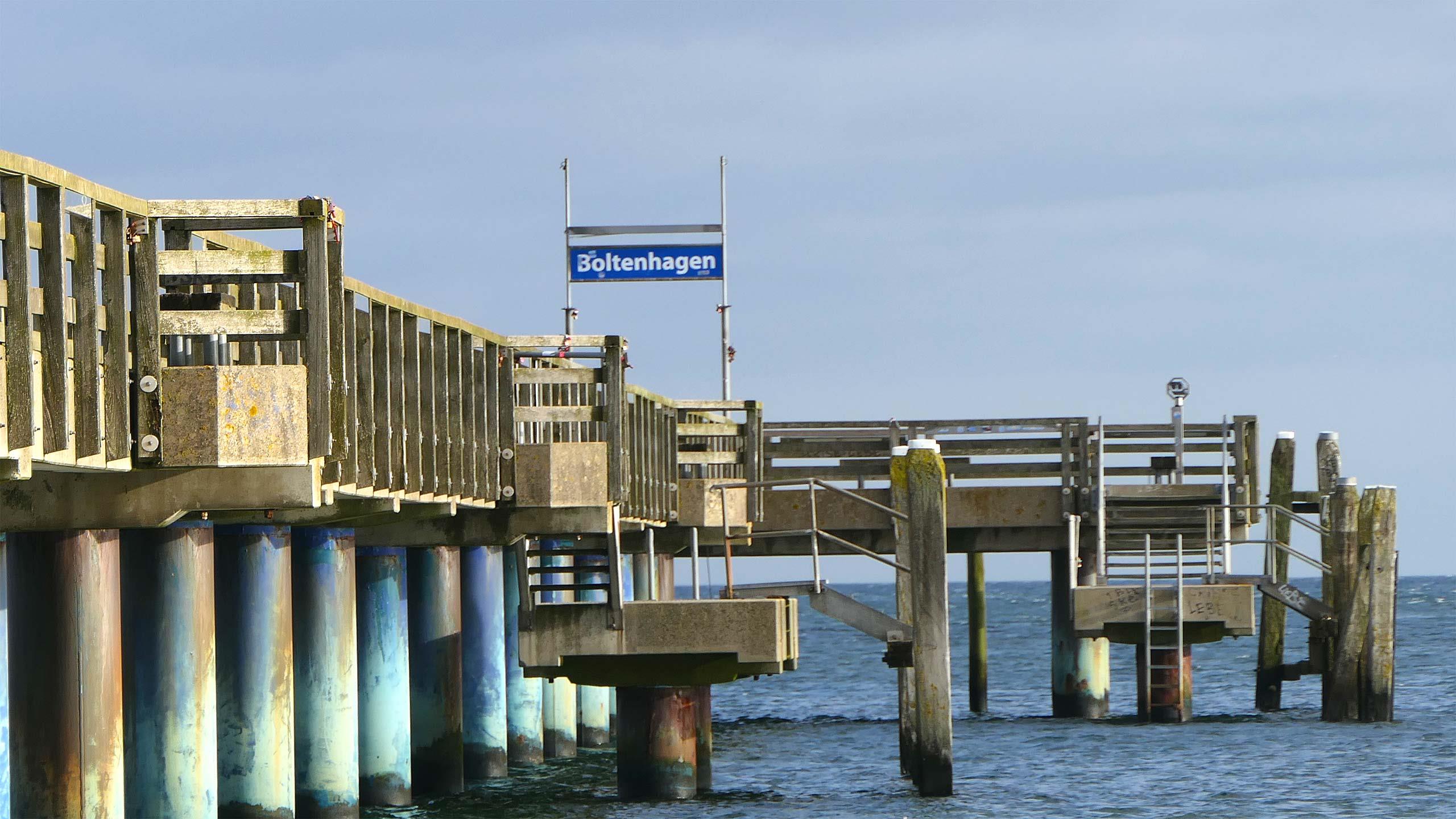 Die Seebrücke in Boltenhagen