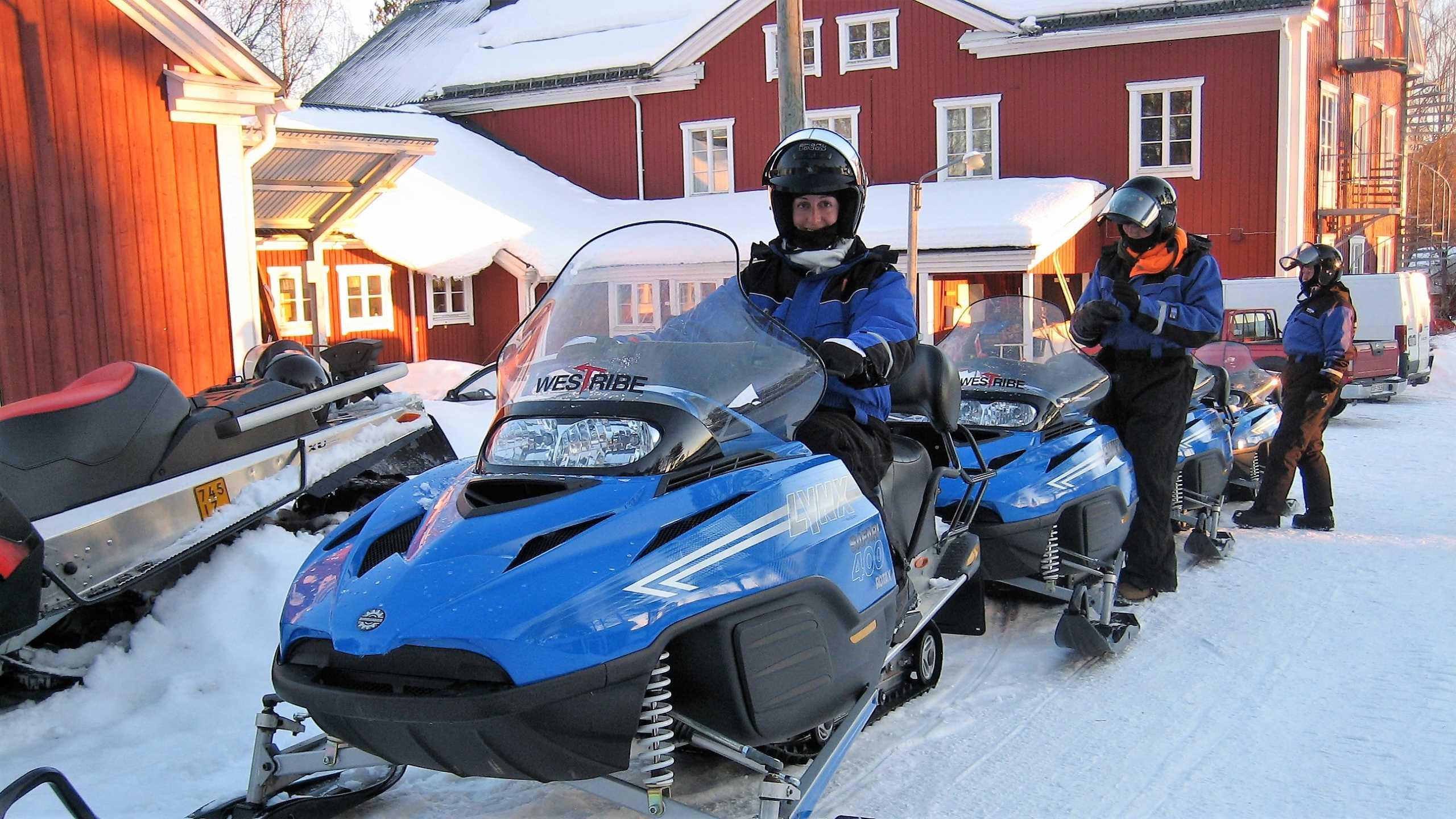 Start zur Motorschlittentour