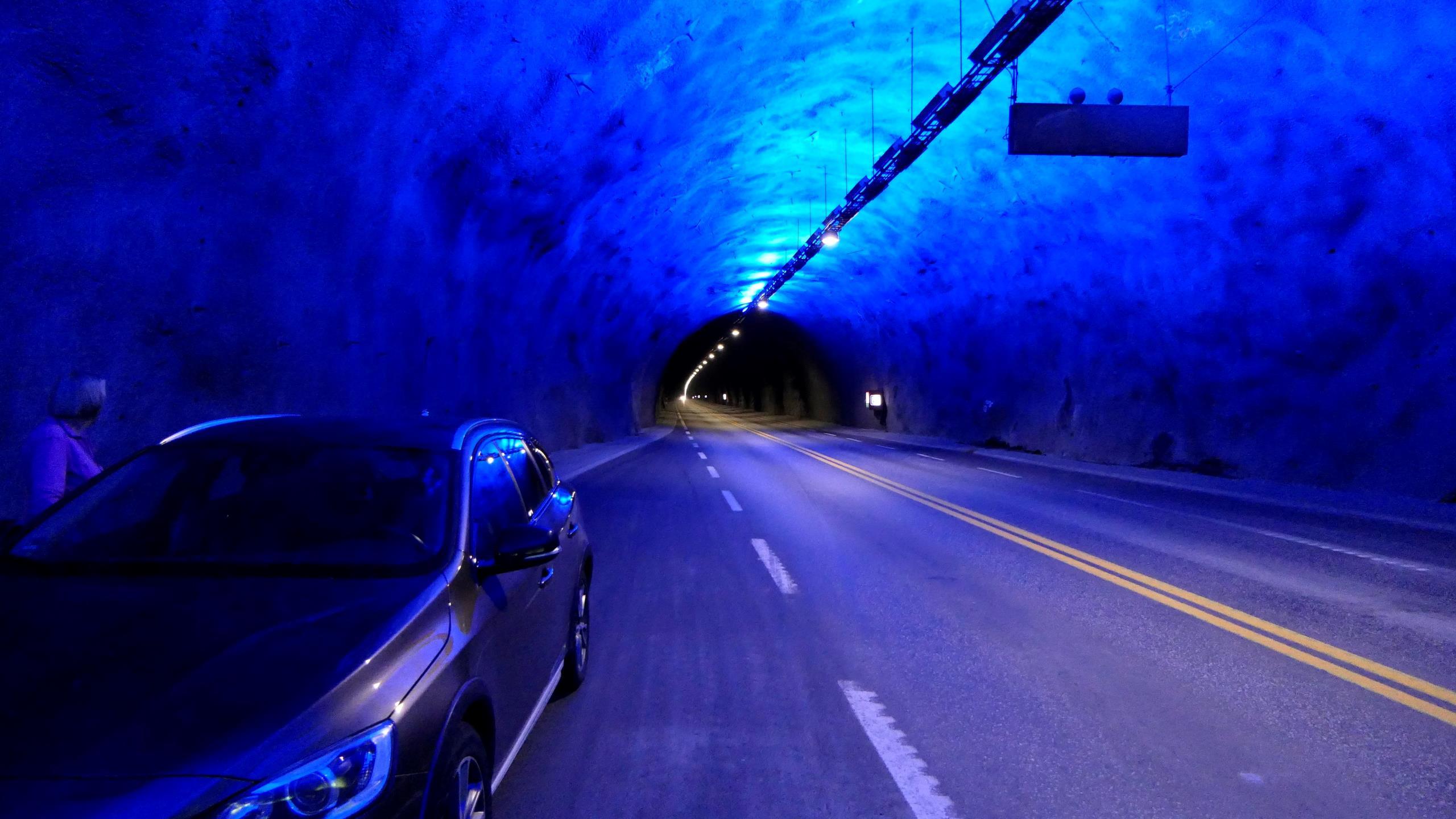 Laerdaltunnel Fahrtrichtung West