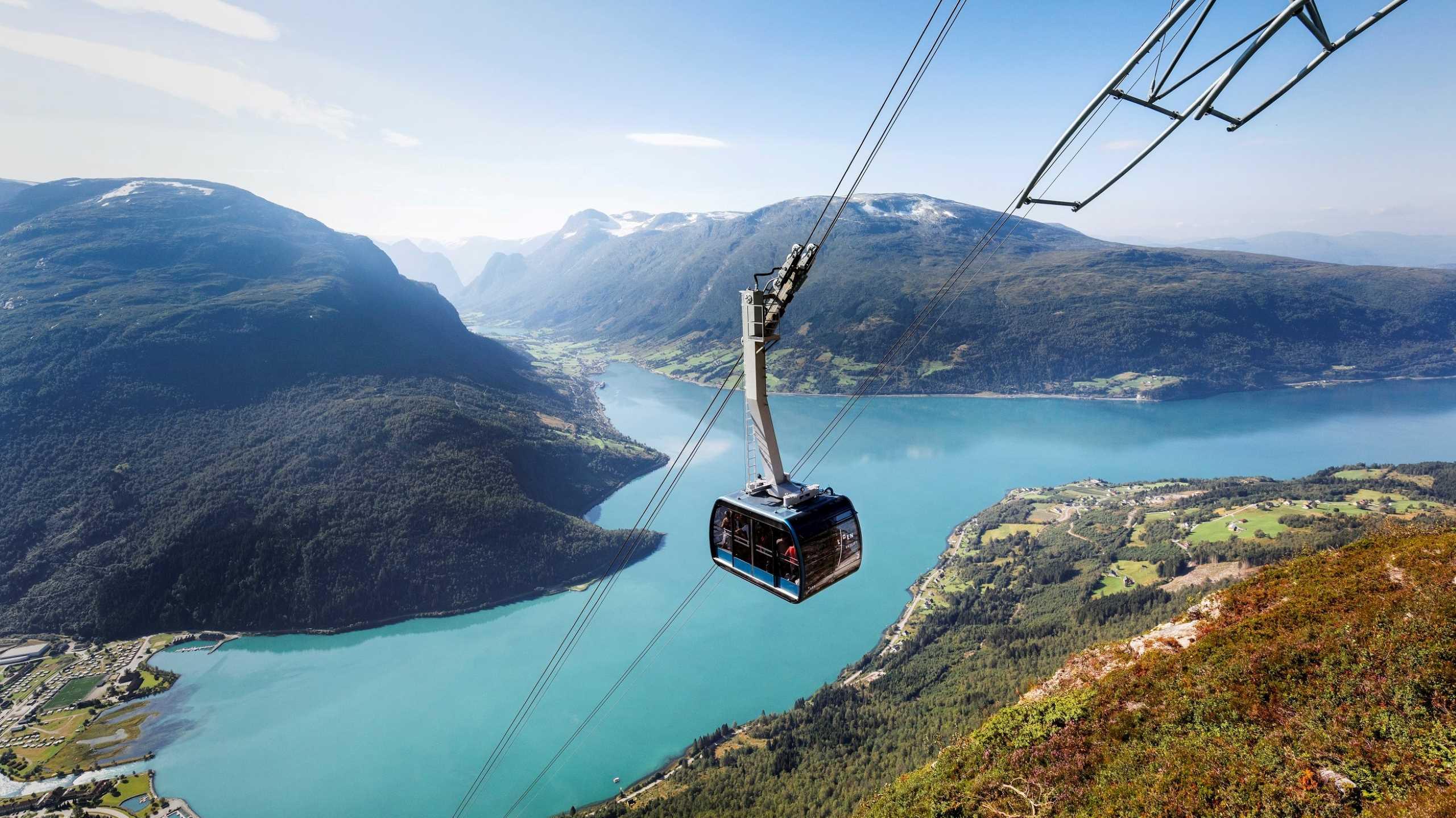 Loen Skylift - eine der neuesten Attraktionen in der Region um Nordfjord