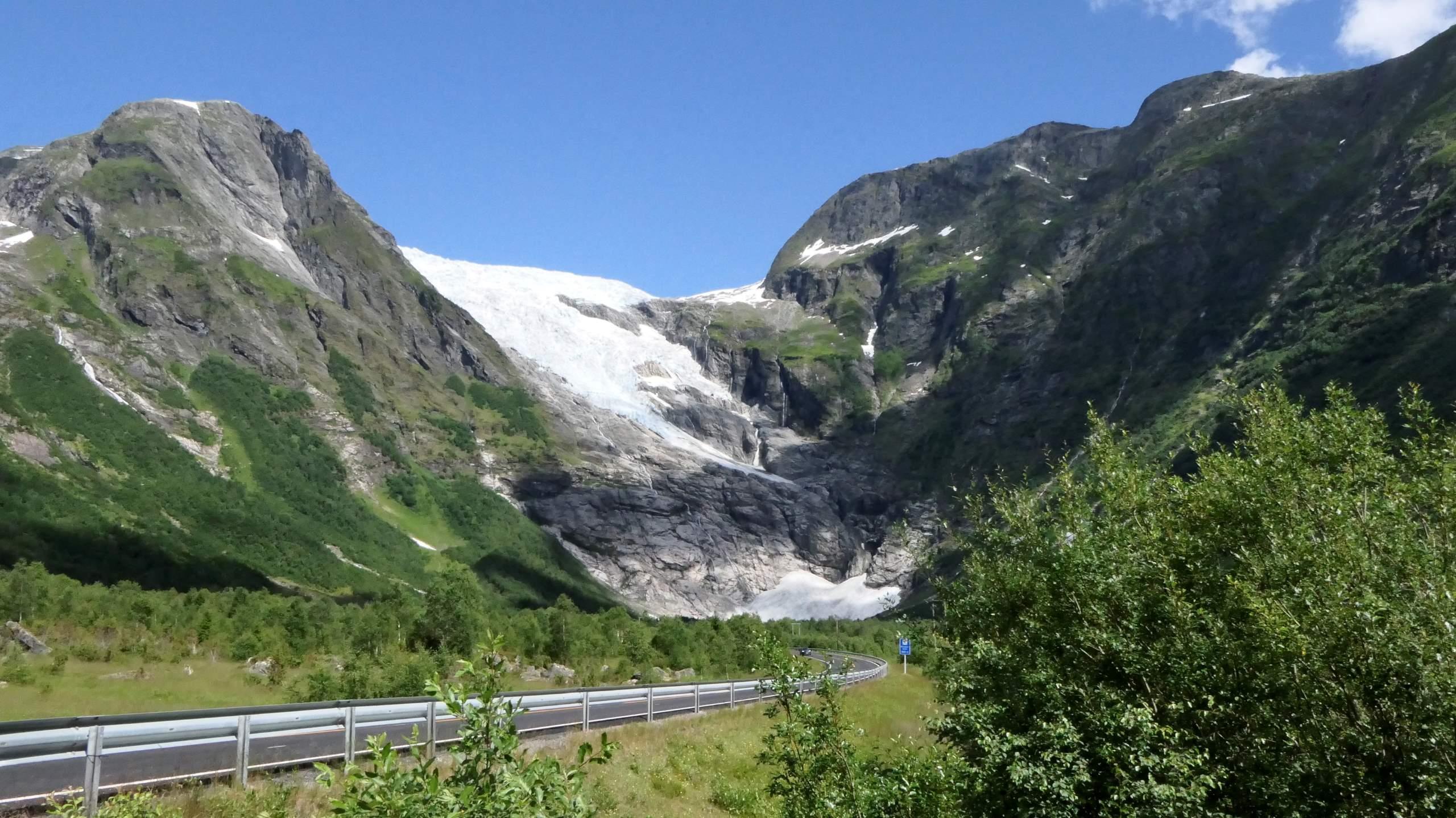 Fahrt in den Jostedalsbreen Nationalpark